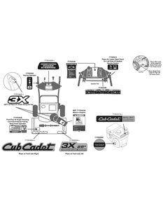 Label Map 31bh55tb709 Diagram and Parts List for 3X28-INCH31BH55TB (31BH55TB709-31BH55TB710-31BH55TB756)(2015) Cub Cadet Snow Blower